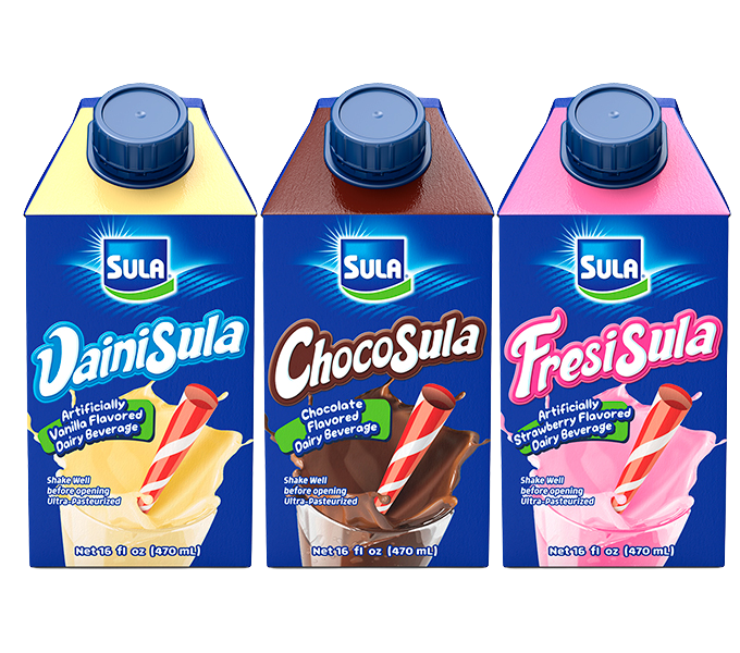 Malteadas vainilla, chocolate y fresa 470 ml